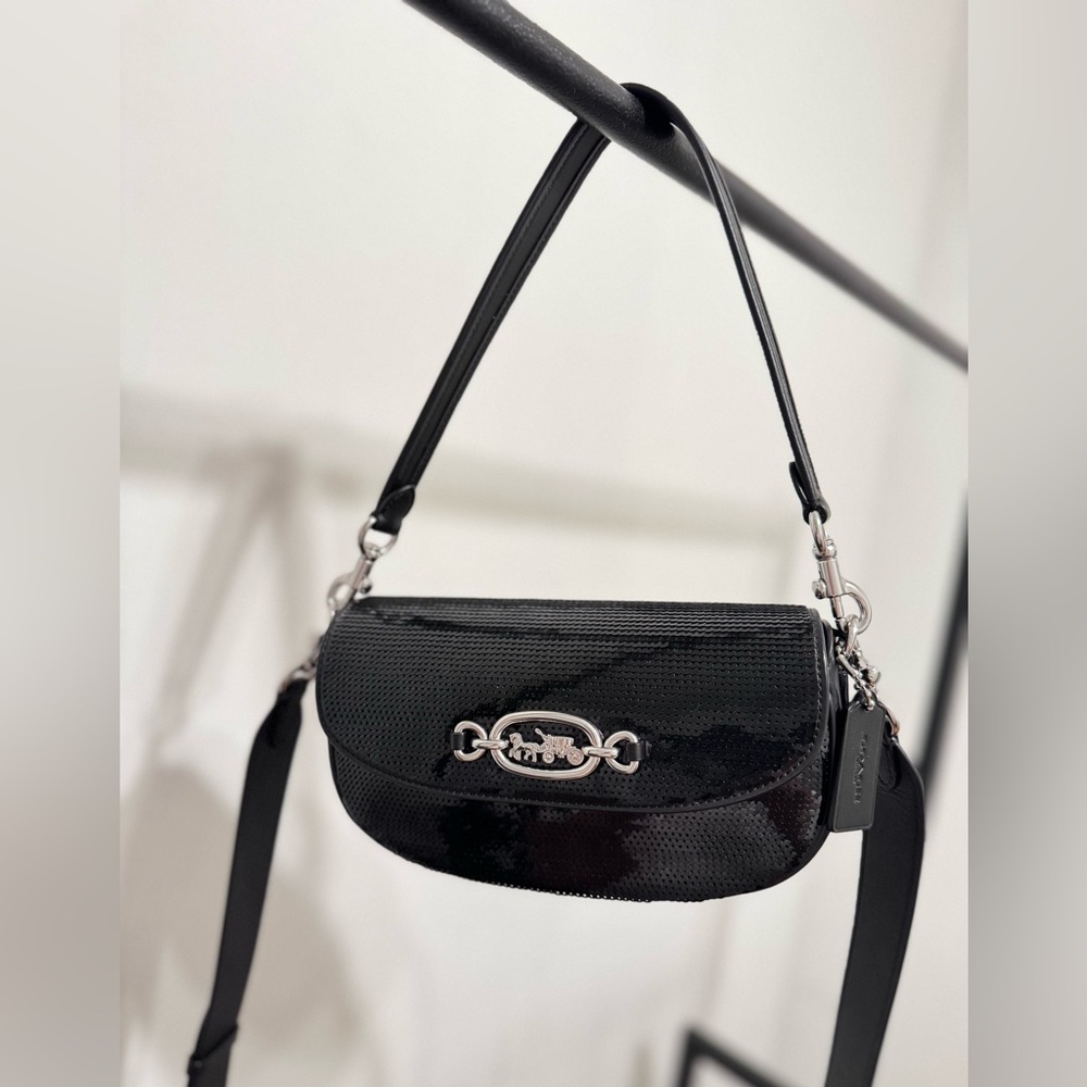 Coach Harley Shoulder Bag 23 with Sequins